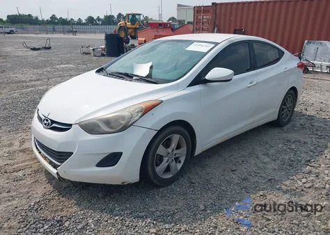 2013 Hyundai Elantra Gls из США, поврежденный, VIN 5NPDH4AE4DH240477